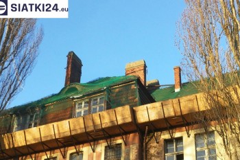 Siatki Ostróda - Siatki zabezpieczające stare dachówki na dachach dla terenów Ostródy
