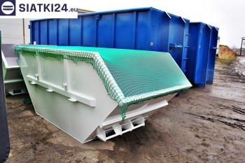 Siatki Ostróda - Siatka przykrywająca na kontener - zabezpieczenie przewożonych ładunków dla terenów Ostródy