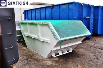 Siatki Ostróda - Siatka przykrywająca na kontener - zabezpieczenie przewożonych ładunków dla terenów Ostródy